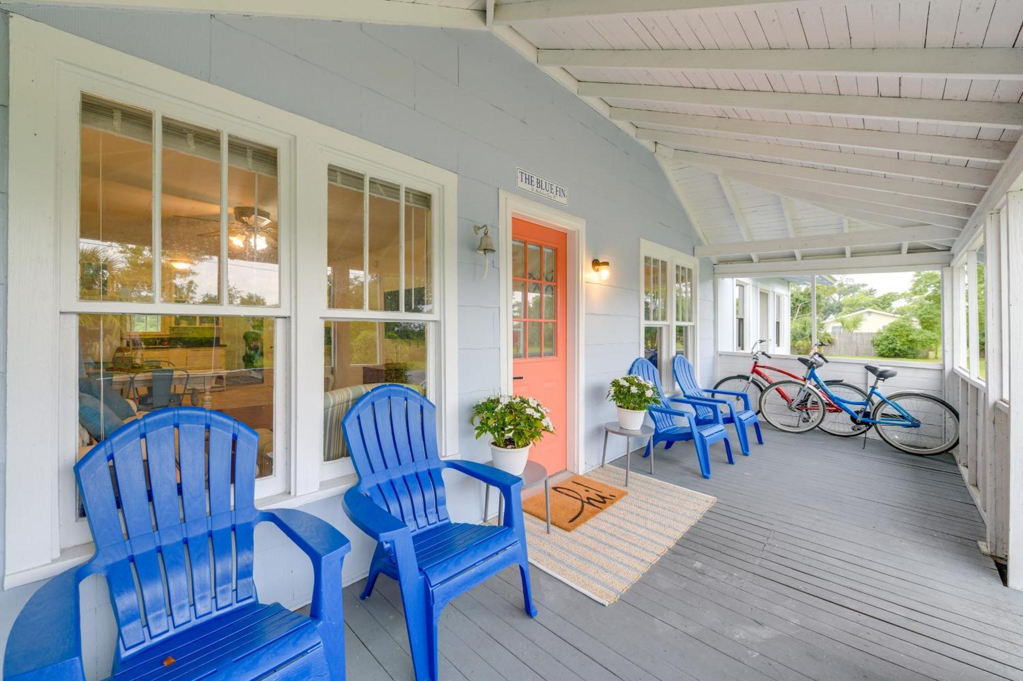 Willa Sunny Panama City Bungalow With Beach Gear And 2 Bikes Zewnętrze zdjęcie